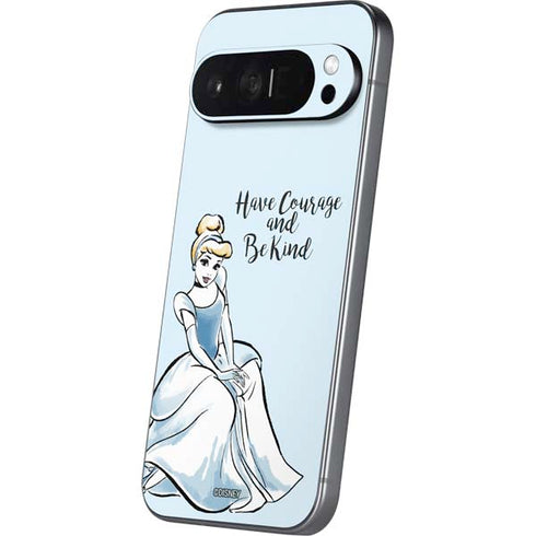 Disney Princess Cinderella Have Courage and Be Kind Art Pixel 9 Pro XL Skin